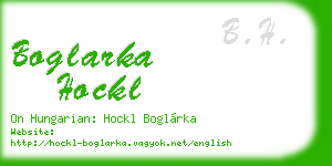 boglarka hockl business card