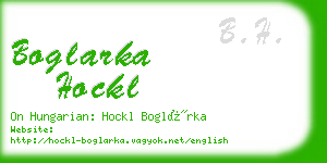 boglarka hockl business card